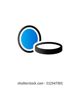 Camera Filter Icon In Duo Tone Color. Photography Equipment Instrument