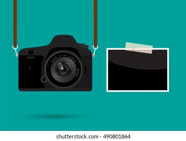 camera with flame