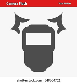 Camera Flash Icon. Professional, pixel perfect icons optimized for both large and small resolutions. EPS 8 format.