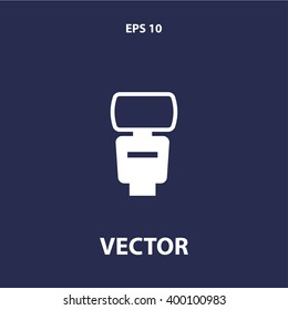 camera flash icon. vector eps10 icon
