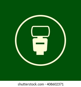 camera flash icon. vector eps10 icon
