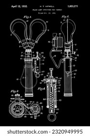 Camera Flash Lamp Patent Art 1932