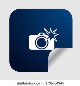camera flash prohibited symbol for public area