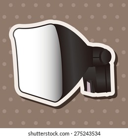 camera flash theme elements