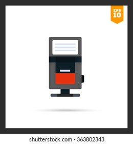Camera flash tube lamp icon 2