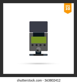 Camera flash tube lamp icon 1
