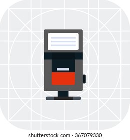 Camera flash tube lamp icon 2