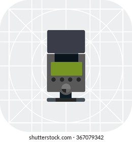 Camera flash tube lamp icon 1