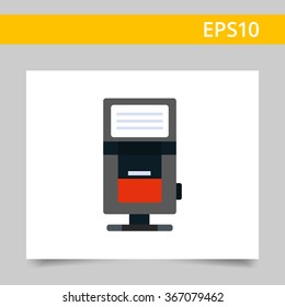Camera flash tube lamp icon 2