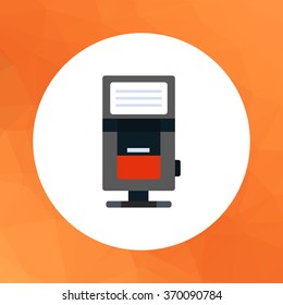 Camera flash tube lamp icon 2