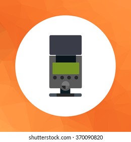Camera flash tube lamp icon 1