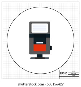 Camera flash tube lamp icon 2