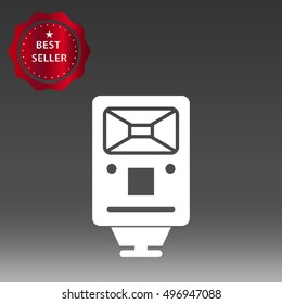Camera Flash Vector Icon Illustration