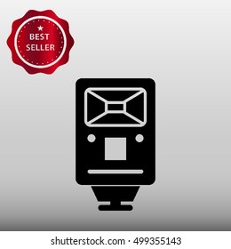 Camera Flash Vector Icon Illustration