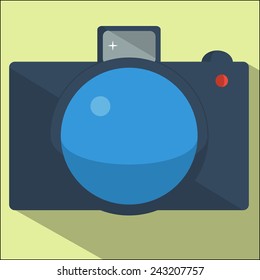 camera flat design