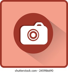 Camera flat icon