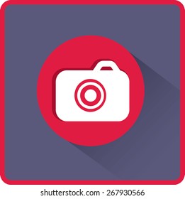 Camera flat icon