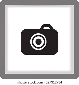 Camera flat icon.