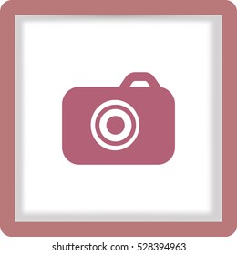 Camera flat icon.