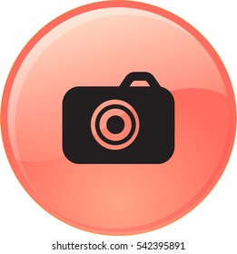 Camera flat icon.