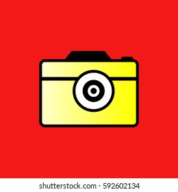 Camera flat icon