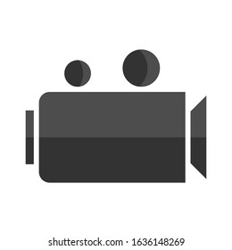Camera flat icon design vector illustration