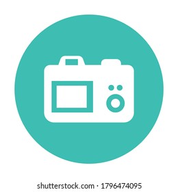 Camera flat icon design vector Eps10