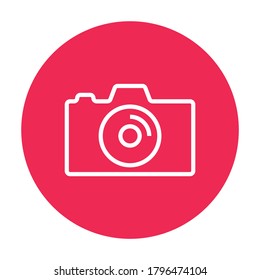 Camera flat icon design vector Eps10