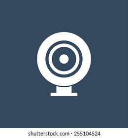  Camera flat icon. Modern flat icons for Web and Mobile Application. EPS 10.