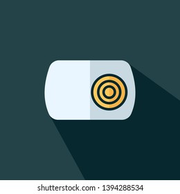 Camera flat icon - Modern camera flat sign vector - Illustration