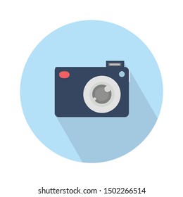 Icono plano de cámara: desde el conjunto de iconos Multimedia, Cámara y Fotografía