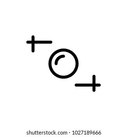 Camera flat icon. Single high quality outline symbol of info for web design or mobile app. Thin line signs of chat for design logo, visit card, etc. Outline logo of video.