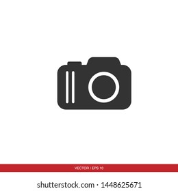 Camera flat Icon Vector Illustration