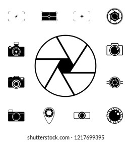 camera focus . Detailed set of photo camera icons. Premium quality graphic design icon. One of the collection icons for websites, web design, mobile app on white background