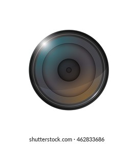 camera focus gadget technology icon. Isolated and flat illustration. Vector graphic