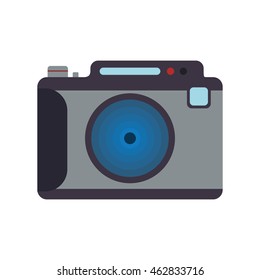 camera focus gadget technology icon. Isolated and flat illustration. Vector graphic