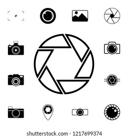 camera focus icon. Detailed set of photo camera icons. Premium quality graphic design icon. One of the collection icons for websites, web design, mobile app on white background