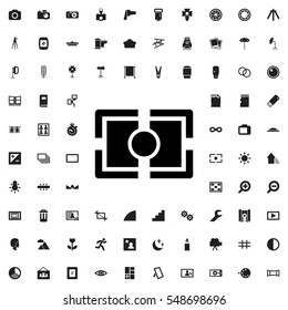 camera focus icon illustration isolated vector sign symbol