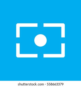 camera focus icon illustration isolated vector sign symbol