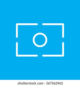 camera focus icon illustration isolated vector sign symbol
