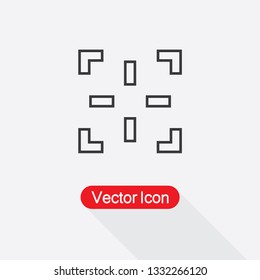 Camera Focus Icon Vector Illustration Eps10