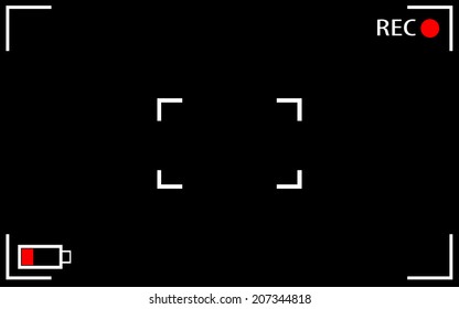 Camera focusing screen