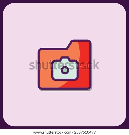 Camera Folder Icon: Digital Photography Organization