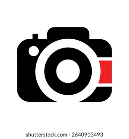 Camera Forming the Letter O in Photo Logo