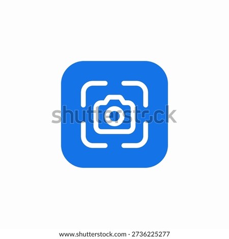 camera frame capture icon sign vector