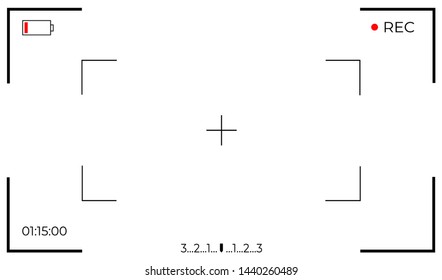 Picture Frame Camera - Record Frame Camera Stock Illustration Download