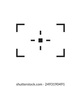 Camera Frame Viewfinder Vector Illustration