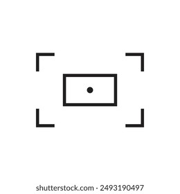 Camera Frame Viewfinder Vector Illustration