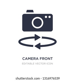 camera front icon on white background. Simple element illustration from Miscellaneous concept. camera front icon symbol design.