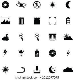 Camera Function Icon Set